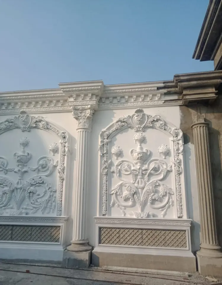 Panel Dinding Relief Sulur Corinthian