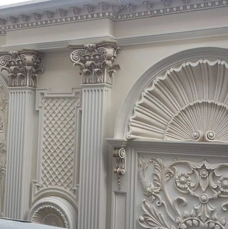 Relief Relung Fasad Niche Cangkang Kerang